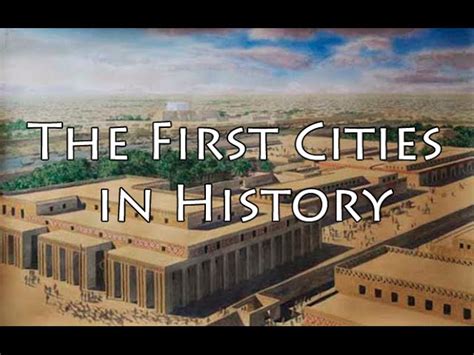 the first cities appeared in|A brief history of cities and urbanization .